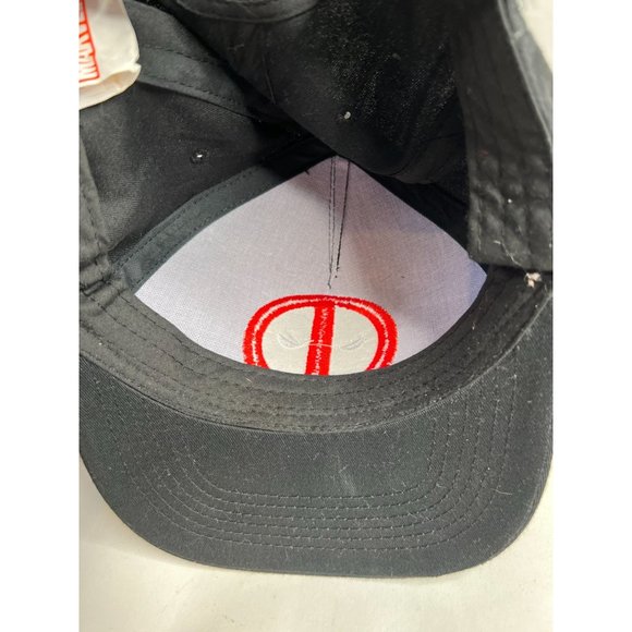 Marvel Dead Pool Cap  OS Adjustable Black - Picture 9 of 14